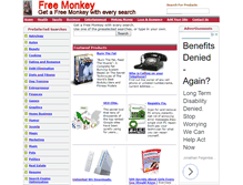 Tablet Screenshot of freemonkey.com